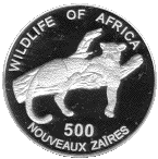 CONGO - ZAIRE 500 Nouveaux Zaires 1996 KM 20