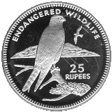 SEYCHELLES ISLANDS 25 Rupees 1995 KM 78